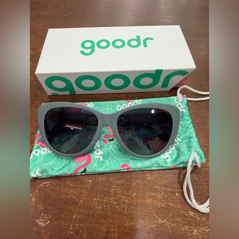 Goodr Sunglasses "Not grey, Diet Black"